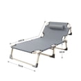 thumbnail image 3 of WM_luoming Folding Lounge Chairs Adjustable Multi Angle Sleeping Cot Portable Chair For Outside Beach Lawn Camping Pool, 3 of 9