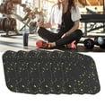 thumbnail image 5 of Rubber Ground Mat, Treadmill Mat Wear-resistant  For Exercise Black Yellow, 5 of 8