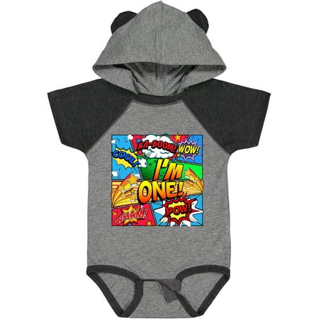 

Inktastic I m One Comic Book Gift Baby Boy or Baby Girl Bodysuit
