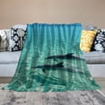 thumbnail image 2 of JRXY Flannel Fleece Blanket - Anti-Pilling, Soft & Cozy, Multi-Functional White, 2 of 6