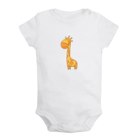 

Mam s Little Cutie Funny Rompers For Babies Animal Giraffe Pattern Jumpsuit Newborn Baby Unisex Bodysuits Infant Jumpsuits Toddler 0-24 Months Kids One-Piece Oufits