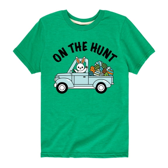 Instant Message - On The Hunt Truck - Toddler And Youth Short Sleeve Graphic T-Shirt