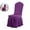 Purple, variant on WNFJR Removable Chair Covers Stretch Spandex Washable Fitted Chair Protector Cover for Dining, Party, Ceremony(Rose Gold)