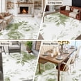 thumbnail image 6 of 5x8 Area Rugs, Sage Green Flower Non-Skid Rubber Backing Large Rectangle Rugs - Living Room Bedroom Home Office, Watercolor Gradient Retro Floral Indoor Floor Mat Carpets Washable Rug, 6 of 9