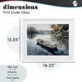 thumbnail image 4 of Stupell Industries Coastal Boat Ride Through Autumn Reflections White Framed Print Under Glass, 16 x 13, by Franklyn Gregory, 4 of 8