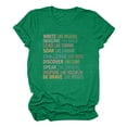 thumbnail image 3 of Inverlee Womens T Shirts Crewneck Dressy Casual Short Sleeve Tops Boho Funny Letter Print Shirts Flowy Work Tunic Blouse Tee, 3 of 7