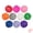 Multicolor, variant on Unique Bargains 10Pcs Rattan Balls for Lights Wicker Spheres Orbs Orange 2"x2"x2"