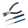 thumbnail image 2 of Joyería Kit Joyería Alicates Alicates Ligeros Confort Ponga de agarre Crear bucles uniformes Acero para aretes Crafts Pulseras de pulseras, 2 of 9