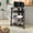 Brown+Black, variant on AV Media Stand, Stereo Stand with Storage Shelves, 4-Tier AV Media Stand (Brown+Gray)