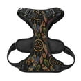 thumbnail image 4 of Kdxio Decorative Feathers Print No Pull Dog Harness Adjustable Reflective Oxford Easy Control Medium Large Dog Harness for Training and Everyday-X-Large, 4 of 8