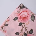 thumbnail image 4 of Craaazy Women's Plus Size Floral Print 3/4 Sleeve Crewneck T-Shirt - Casual Curved Hem Top Comfort & Style for Everyday Wear Gifts, 4 of 7