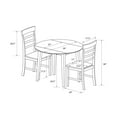 thumbnail image 3 of Novogratz Brooks 3-Piece Dining Set, 3 of 9