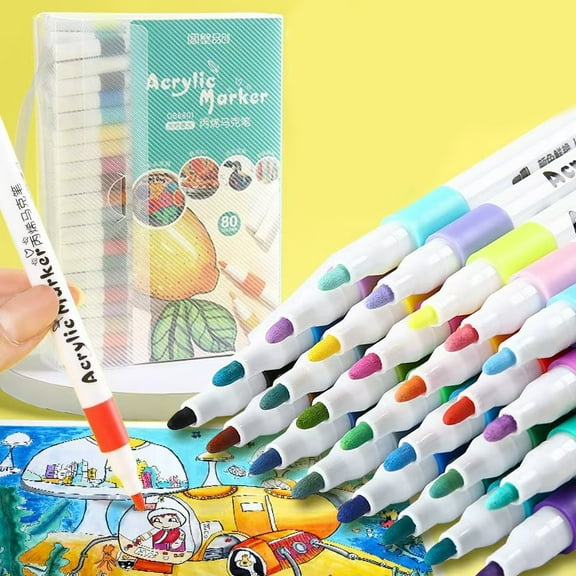 80 color marker pens for painting, coloring, Office,Stationery, and decoration,Gift