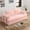 Pink, variant on Vanress 79" Folding Convertible Sofa Bed, Boneless Couch with Fixed-Shape Frame, Corduroy Loveseat Sleeper with Pull Out Bed, Floor Sofa Modular Futon Couch for Living Room Bedroom, Pink