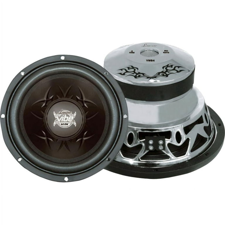 Lanzar Vibe 800 Watt 8-Inch 4-Ohm Subwoofer Black Car Audio SVC