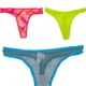 thumbnail image 2 of Pack 9 Tangas Mix de Colores Erizo Lenceria Sensual Nylon, 2 of 4