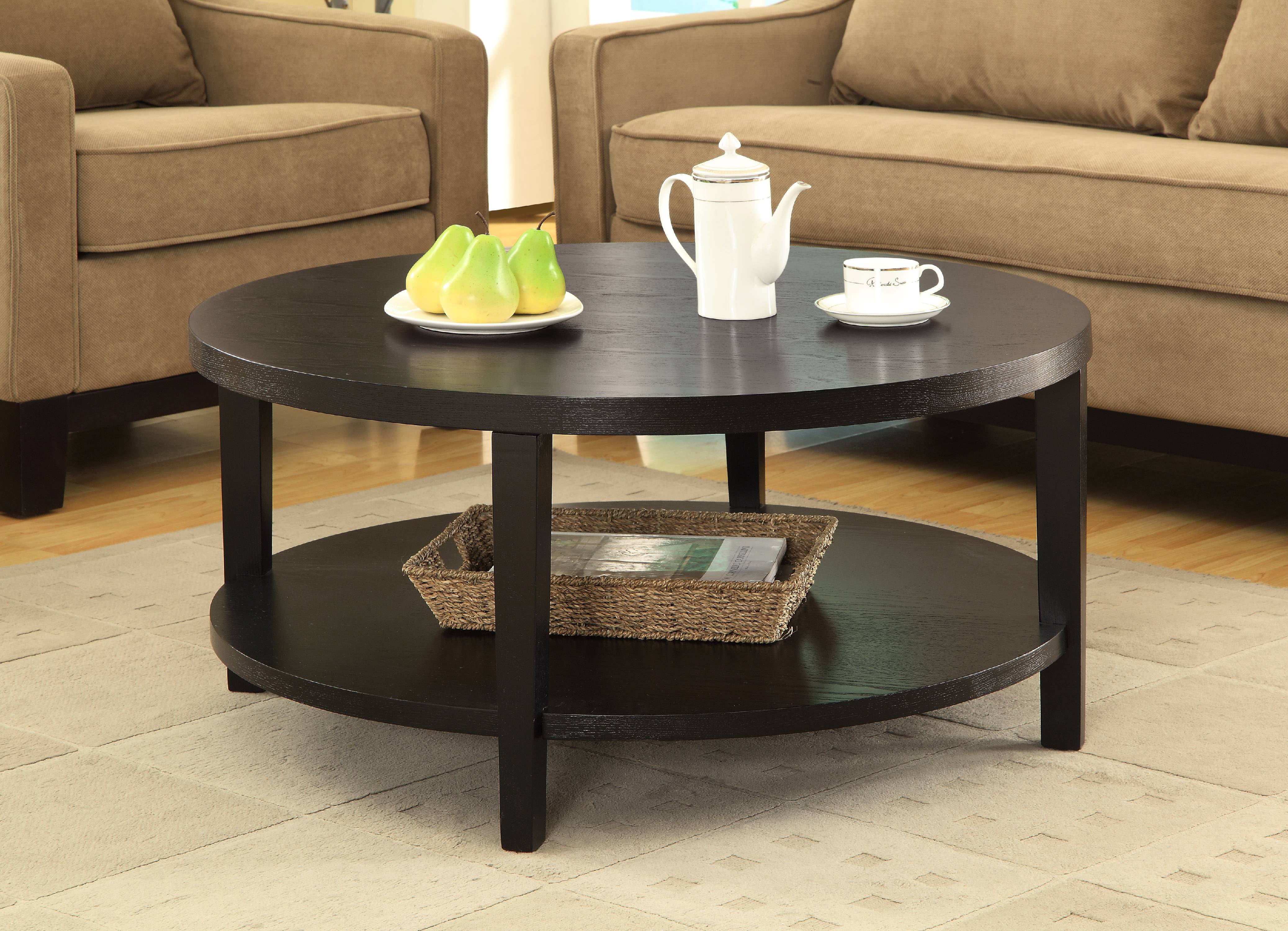 Wood Round Coffee Tables For Living Room