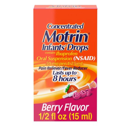 UPC: 0300450524157 | Infants  Motrin Concentrated Drops  Fever Reducer  Ibuprofen  Berry Flavored.5oz