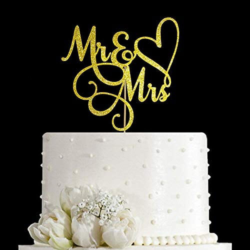 MR. & MRS. CAKE TOPPER — Something Sweet Bake Shoppe