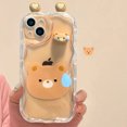 thumbnail image 4 of 3D Bear Rabbit Case for Samsung Galaxy A34 A33 A32 A31 A30 A20 A24 4G A23 A22 A21S A20S A14 A13 5G A12 A10S A04E A03 M14 Cover, 4 of 7