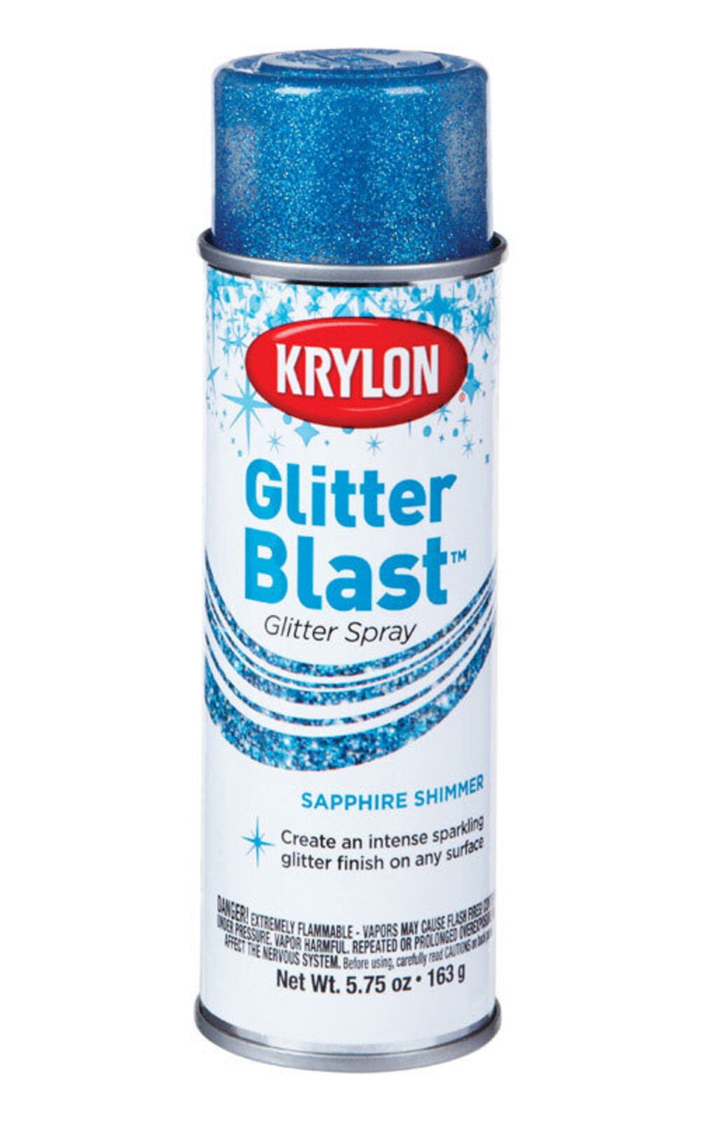 Glitter Blast Spray Paint, Cherry Bomb ~ 5.7 5oz