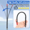 thumbnail image 3 of NSKBBM-27Mhz CB Radio Antenna Whip Soft BNC Antennas Compatible with Cobra HH50WXST HHRT50 C75WXST Uniden BC75XLT BC125AT PRO401HH Midland 75-822 75-785 CB Radio Handheld Portable Scanner Radios, 3 of 4