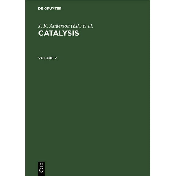Catalysis. Volume 2, (Hardcover)