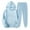 Blue, variant on Women's Leisure Winter Plush Sweatsuit, Sweatsuits for Women, Two Piece Sets for Women, Women Fall Clothes