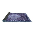 thumbnail image 2 of Ahgly Company Indoor Square Persian Blue Traditional Area Rugs, 5' Square, 2 of 4
