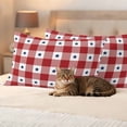 thumbnail image 3 of Independence Day Pillow Covers 2 Pack Patriotic Star Plaid Red White Pillowcase Waterproof Outdoor Throw Pillow Cover for Patio Balcony Rectangular Cushion 20”x12”, 3 of 9