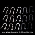 thumbnail image 2 of 100PCS Hook Earrings Lightweight Plastic Eardrop Earring Hook Design Fadeproof Simple Small DIY Jewelry Accessory Birthday Pure Color, 2 of 7