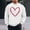 White(New), variant on PNTUTB Casual Crew Neck Long Sleeve Sweatshirts for Men Classic Loose Pullover with Fashion Valentine's Day Print