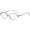 A3 Transparent Grey, variant on Retro Oval Glasses for Women Men Nerd Glasses Round Non-prescription Eyeglasses