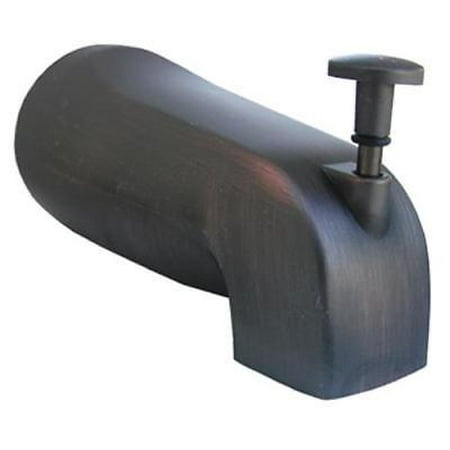 - Oil Rubbed Bronze Universal Style Bath Tub Diverter Spout 4 In 1 Fit