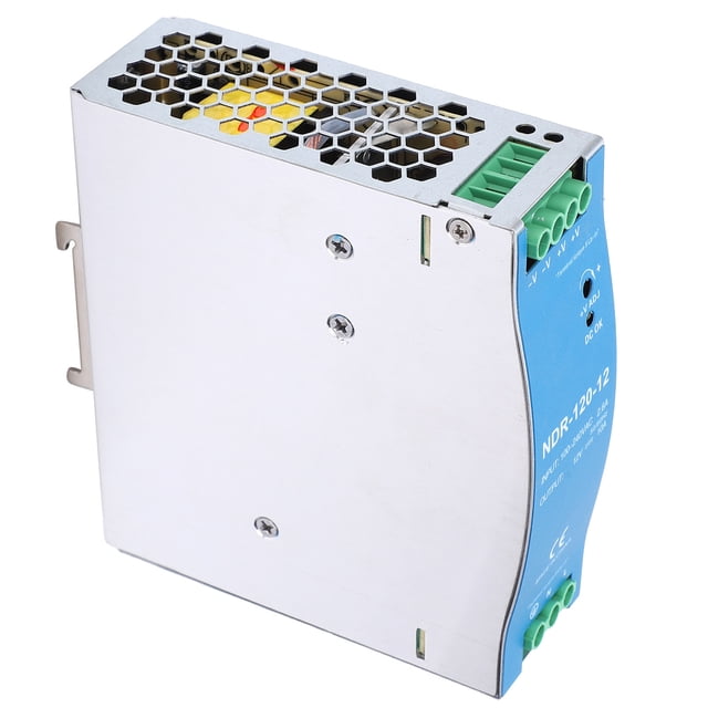 Fuente De Alimentación Conmutada De Riel DIN, Gabinete Eléctrico De Unidad PLC De Salida De Rango Completo 120W 12V 10A Universal 100-240VAC Para Cámara De Seguridad CCTV