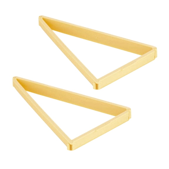 BESTOYARD Pastry Horn Molds Triangular Khaki 2Pcs