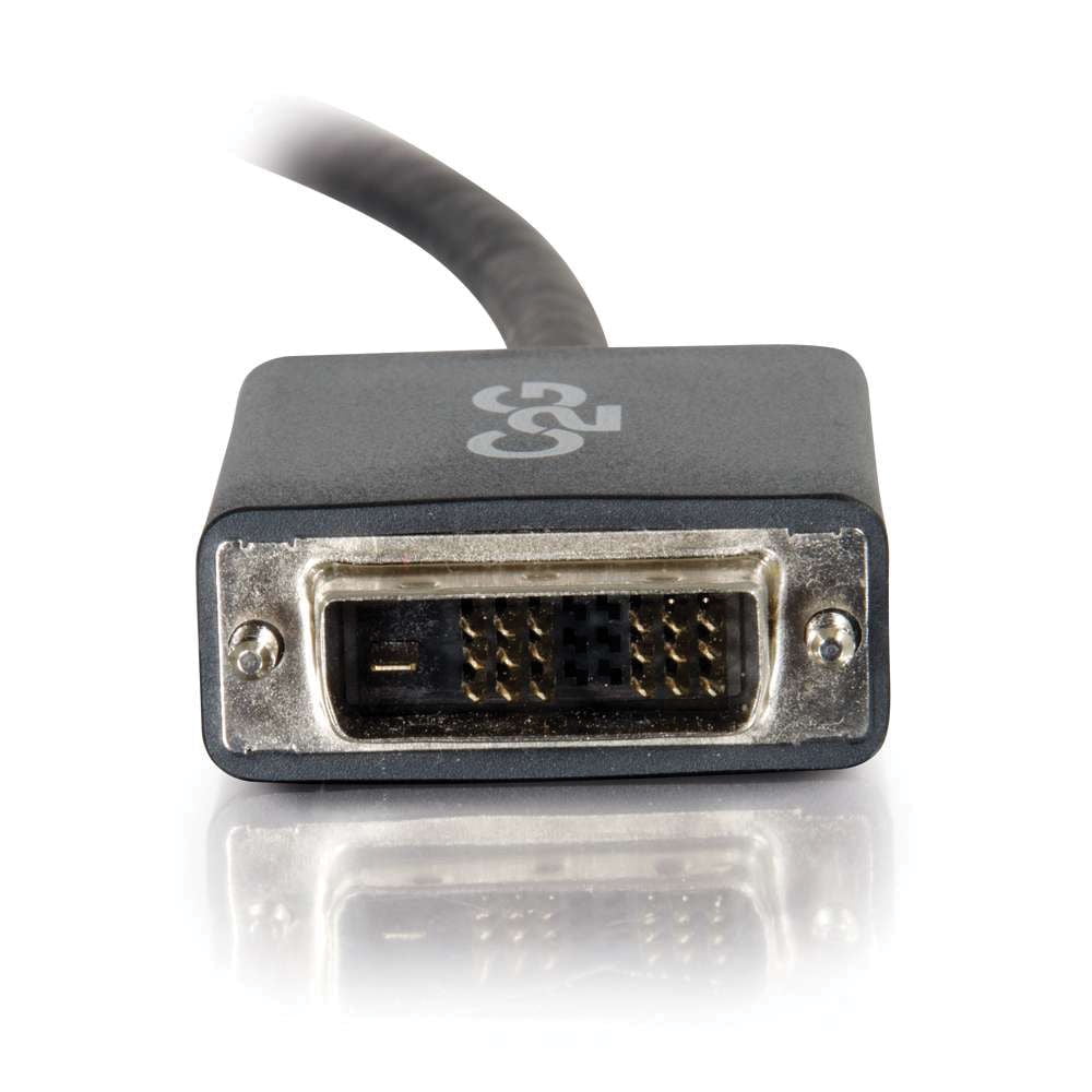 C2G 3ft DisplayPort to DVI Adapter Cable -DVI-D Single Link - Black - DisplayPort cable - 3 ft