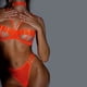 thumbnail image 5 of Ellolace-Lencería Sexy para mujer desnuda sin censura, disfraz Sexy de 5 piezas, ropa interior hueca, trajes con sujetador abierto Sensual sin censura, 5 of 5
