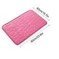 thumbnail image 3 of PALIFEUR Ultra Soft Bathroom Rugs, 16x24" Cobblestone Embossed Bath Mat Non-Slip Super Absorbent Carpet Durable Washable Rug Bath Mats for Bathroom Kitchen Shower Entrance, Pink, 3 of 6