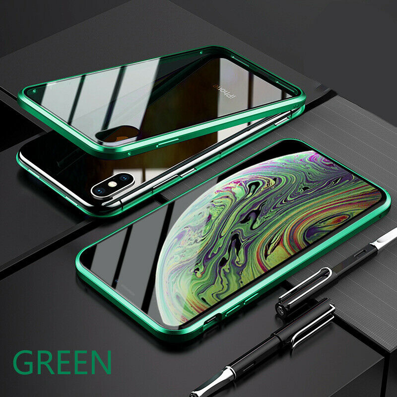 Privacy Case For iPhone XR AntiPeeping Clear Double Sided