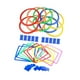 thumbnail image 3 of 10 anillos de rayuela para niños, multicolor, de entrenamiento sensorial, anillos de agilidad, juego de lanzamiento de para niños mayores de 3, 3 of 9