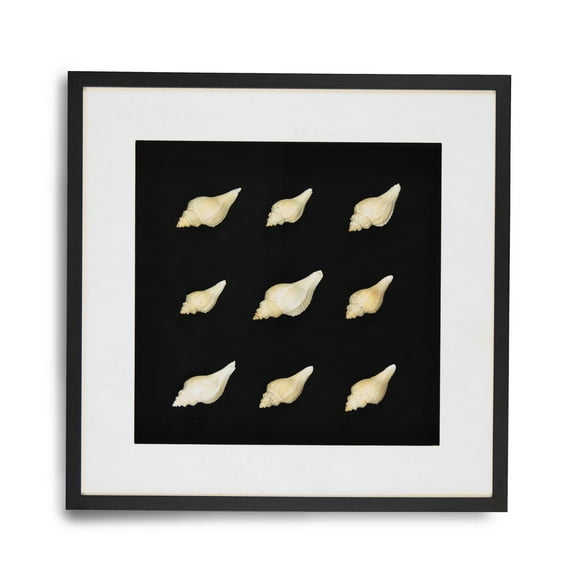 Wall Decor Abstract Linen Glass Velvet Fir Wood Seashell New Framed ZT-1973