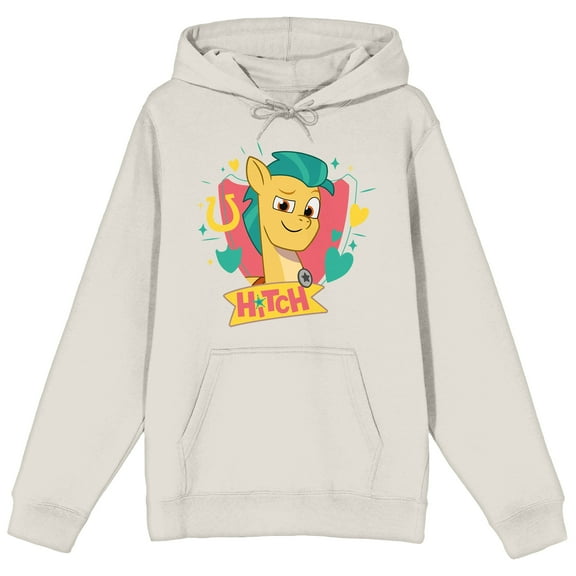 My Little Pony Generation 5 Hitch Long Sleeve Sand Adult Hooded Sweatshirt-XL