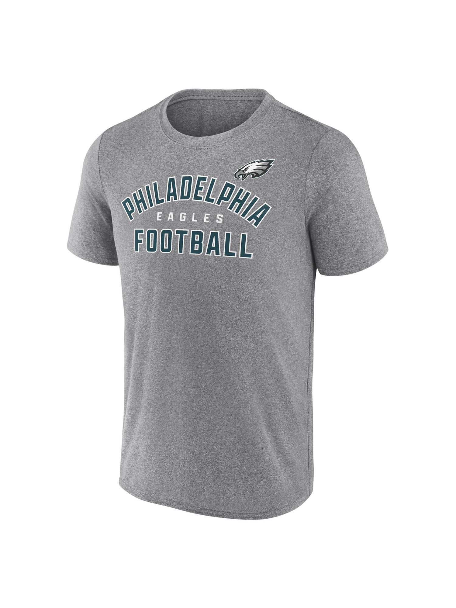 NFL Men's Philadelphia Eagles Synthetic Gray Short Sleeve Arch Logo T-Shirt – All 32 Teams Available