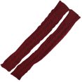 thumbnail image 3 of Guardurnaity 1 par de guantes de invierno para mujeres y niñas, mangas largas de medio punto para brazos, mangas de manoplas de invierno para guantes y mitones Vino rojo, 3 of 5