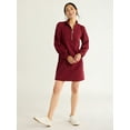 thumbnail image 2 of Free Assembly Women’s Half Zip Sweatshirt Mini Dress Sizes XS-XXL, 2 of 5