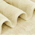 thumbnail image 5 of White Classic Hotel Collection 650 Gsm Cotton Bath Sheet Towels, Oversized Bathroom Towels, Beige, 35 x 70, 2 Pack, 5 of 10