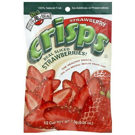 Brothers-All-Natural Strawberry Crisps, 7.5g (Pack of 12)