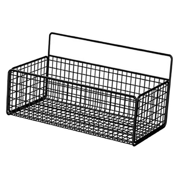 Wall Hanging Baskets Wire Storage Basket Farmhouse Food Storage Floating Shelves Black