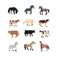 thumbnail image 2 of Juguetes de animales Baoblaze 12x decoración educativa interactiva Estatuilla de pasto, 2 of 8